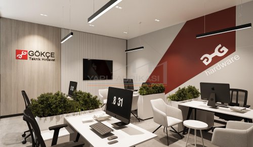 Gökçe Teknik Hırdavat Mağazası — Eskişehir İç Mimari Projesi (Görsel 12)