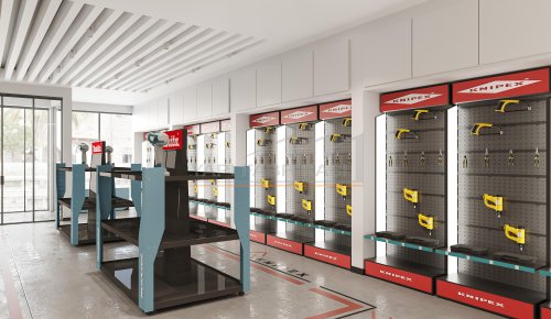 Gökçe Teknik Hırdavat Mağazası — Eskişehir İç Mimari Projesi (Görsel 4)