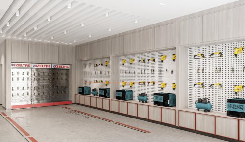 Gökçe Teknik Hırdavat Mağazası — Eskişehir İç Mimari Projesi (Görsel 5)